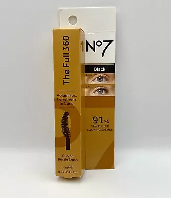 No7 The Full 360 Mascara BLACK New In Box • $7.95