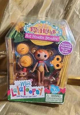 Ace Fender Bender Silly Funhouse Doll 3” LALALOOPSY Mini Monkey Cymbals Open Box • $15