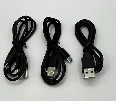 Phone Charger USB-Micro Data Cable Cord NEW Lot Of 3 • $4