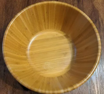 PAMPERED CHEF Bamboo Salad Bowl  Serving Bowl • $14.99