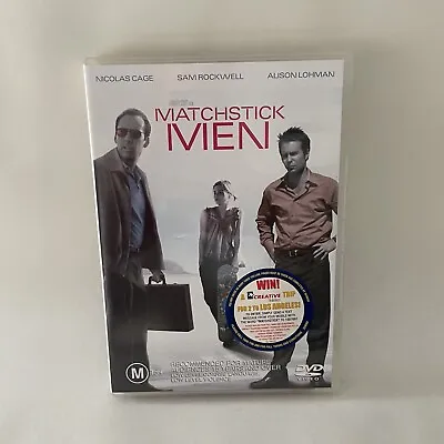 Matchstick Men (Region 4 DVD 2003) VGC - Nicolas Cage Sam Rockwell • £4.99