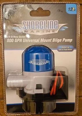 Shoreline Marine 800 GPH Universal Mount Bilge Pump • $24.99