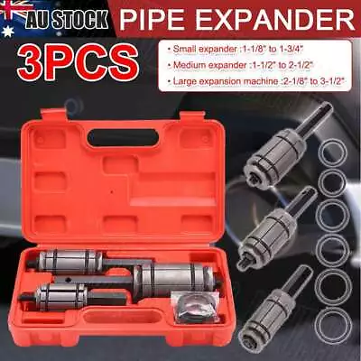 3PCS Tail Pipe Expander Exhaust Muffler Spreader Dent Remover Cars Auto Tool Set • $29.95