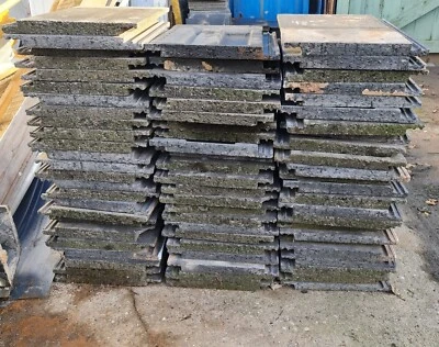 £72 • Buy Joblot Marley Black Roof Concrete Interlocking Tiles 300 X 420mm