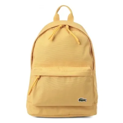 Lacoste Neocroc Small Canvas Backpack NH2860-D63 Flan • £64.75