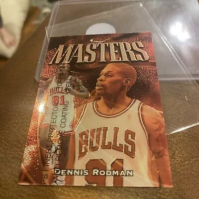 1998 Topps Finest Master Dennis Rodman With Coating Attached • $1.25