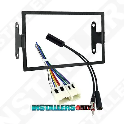 95-7417  Double Din Car Stereo Mount & Wires Radio Install Dash Kit For Nissan • $20.95