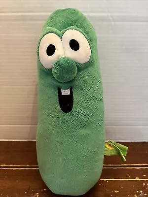 2012 Gund Veggie Tales Plush Larry The Cucumber Big Eyes Play Pretend Food Toy • $17.60