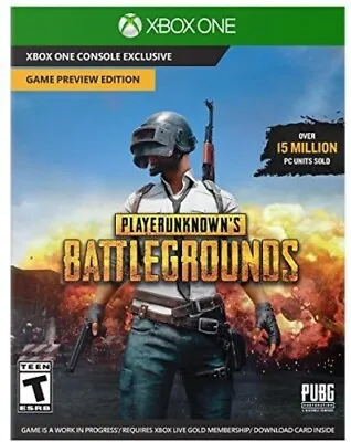 Playerunknown's Battlegrounds - Game Preview Edition For Xbox One [New Video Gam • $47.37