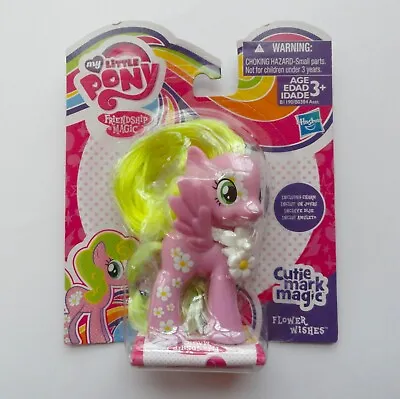 My Little Pony Flower Wishes Figure Hasbro Cutie Mark Magic 2014 Charm NIP • $8.95