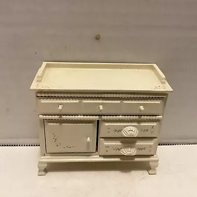 Vintage Wooden Doll Furniture Nursery Changing Night Stand • $19.99