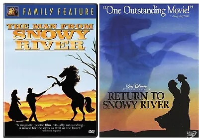 The Man From And Return To Snowy River - New 2 Dvd Set • $30.49