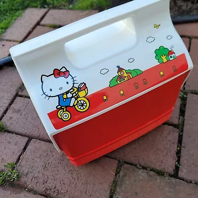 Hello Kitty Igloo Cooler Mini Playmate 4QT RED Lunch Picnic Limited Edition • $50