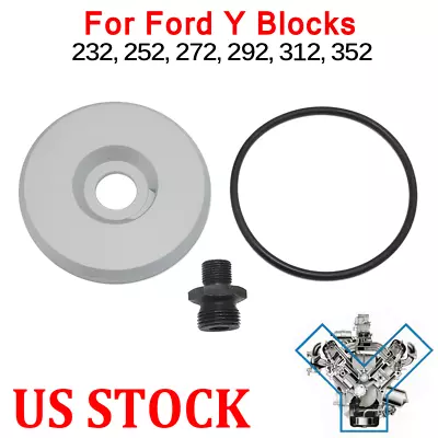 For Fords 1955-1957 Y Block Thunderbirds Spin On Oil Filter Adapter Ring Kit US • $51.99