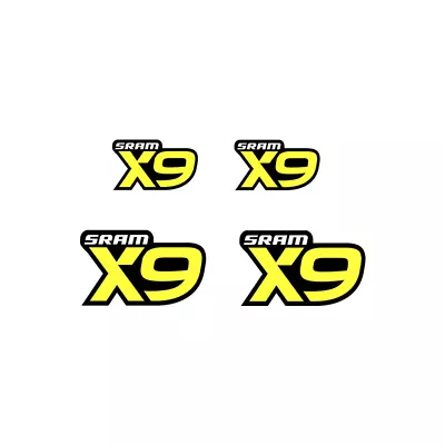 STAR SAM® STICKERS SRAM X9 Bike Shifter STICKERS BIKE STICKER • $8.40