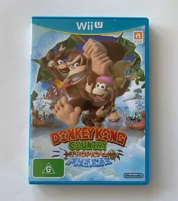 Donkey Kong Country Tropical Freeze Nintendo Wii U Game With Inserts PAL DK 2014 • $19.99