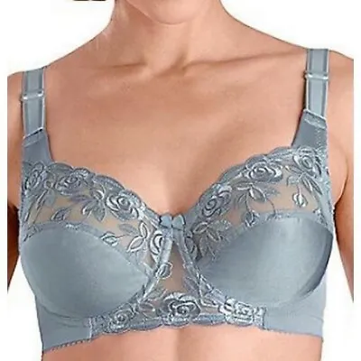 Miss Mary Of Sweden Underwire Bra Sz. 36B Blue NEW • $16.95