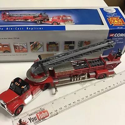 Corgi Classics Premier #52103 Mack CF Aerial Ladder Fire Truck  CHICAGO” • $21.76