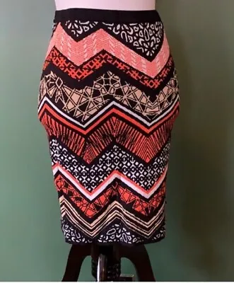 Jealous Tomato Tribal Print Bodycon  Knit Mini Skirt SMALL • $3.99