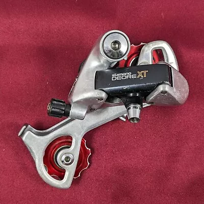 Shimano Deore XT M735 Rear Derailleur 8 Speed Long Cage MTB Triple CLEAN R33 • $56.77