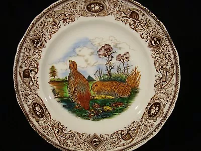 Mason's Patent Ironstone Game Birds Partridge Brown Transfer Dinner Plate 10   • $30