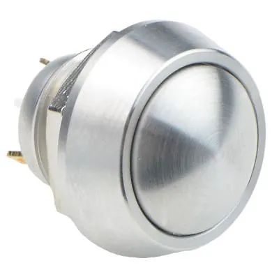Stainless Steel Momentary Vandal Resistant Push Button Switch 2A SPST • £5.99