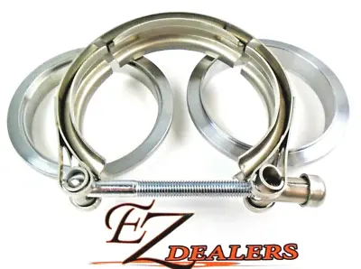 Exhaust V-Band Clamp 3'' Inch Mild Steel Kit Male/Female 3  V Band Turbo Exhaust • $1019.99