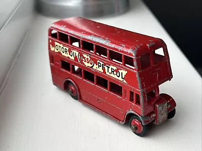 Scarce Morestone Leyland Titan London Double Decker Bus “MOTOR OIL ESSO PETROL” • $18.64