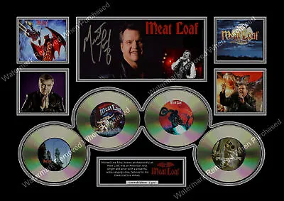 Meat Loaf Bat Out Of Hell  Signed Songwriter A4 Photo Print Memorabilia • £8.69