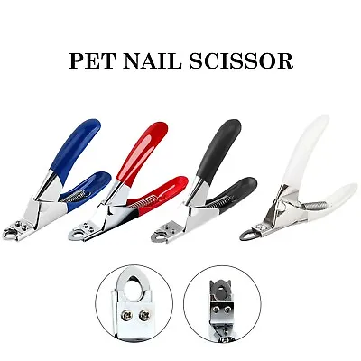 Pet Nail Clippers Cat Dog Rabbit Sheep Animal Claw Trimmer Grooming Large Small • £3.10
