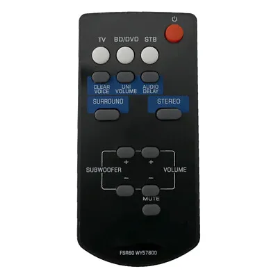 Remote Control For YAMAHA Sound Bar YAS101BL ATS-1010 WY578001 • $10.99