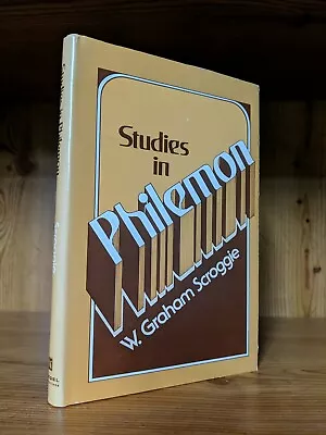 Studies In Philemon ~ W Graham Scroggie (1977 Hardcover) HBDJ VERY GOOD! • $24.99