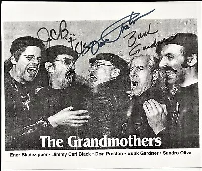 THE GRANDMOTHERS MOTHERS OF INVENTION Signed 8x10 Photo FRANK ZAPPA  • $75