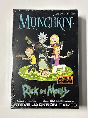 Rick And Morty Munchkin Card Game Please Read Details • $14.99