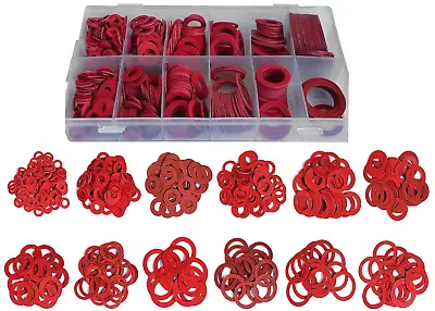 Simply Products 600pc Fibre Washer Set - Assorted Fibre Seals Various Sizes • £11.36