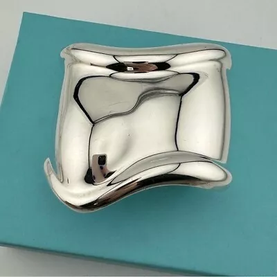 Tiffany & Co. Elsa Peretti Medium Bone Cuff In Sterling Silver Right • $1695