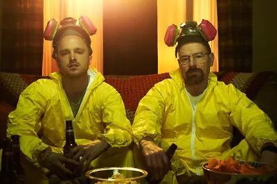 Breaking Bad Walter White And Jesse Pinkman Drinking Beer Poster - POSTER 20x30 • $23.98