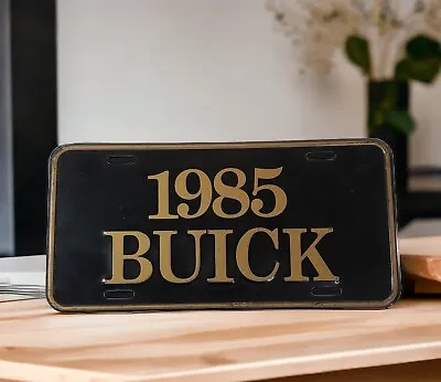 Vintage 1985 Buick License Plate Automobile Dealership Man Cave Decor • $9.97