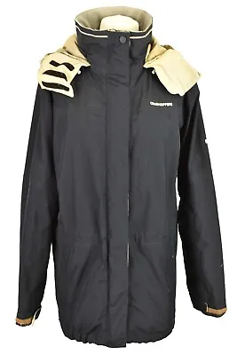 CRAGHOPPERS Gore-Tex Windbreaker Jacket Size L/XL Womens Full Zip Outdoors • £19.40