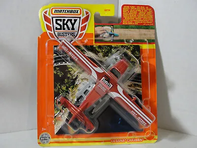 2022 Matchbox Sky Busters #12 Cessna® Caravan® DARK RED | VOLCANO RESEARCH | • $5