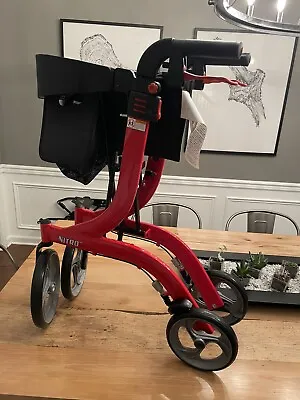 $180 • Buy NEW-Drive Medical RTL10266 NITRO Euro Style Rollator Walker - RED