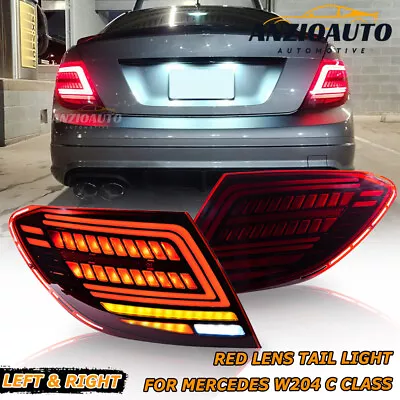 Dynamic LED Tail Light Rear Brake Lamp For Mercedes W204 C250 C300 C63 2007-2014 • $449.98