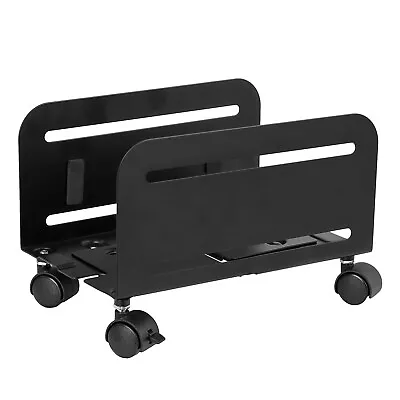 PC Desktop Case Stand Holder Computer Tower Rolling Caster Wheels Mobile Acatana • $33.50