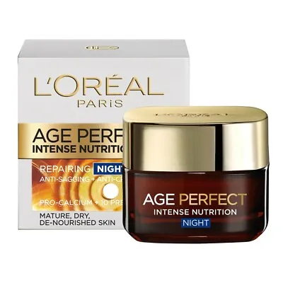 L'Oreal Paris Age Perfect Intense Nutrition Night 50ml Repairing Night Cream • £24.01