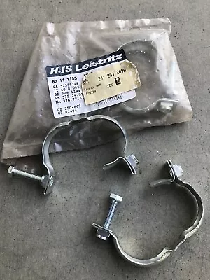 Pair German VW Volkswagen Bus Exhaust Clamp Hinged For 211-251-269A 1968-1971 • $19