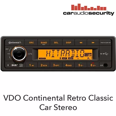 VDO Continental Retro Classic Car Stereo Bluetooth DAB+ USB Tuner For Porsche  • £249.95