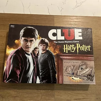 HARRY POTTER CLUE Game Moving Board HOGWARTS USAopoly 2016 COMPLETE • $11