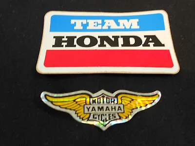 Team Honda & Yamaha Vintage  Stickers  New 1970 - 80's + Other Mx Stickers Avail • $6.25