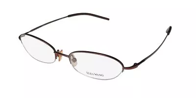 New Vera Wang V32 Eyeglasses 48-16-135 Japan Designer Metal Brown Womens • $14.95