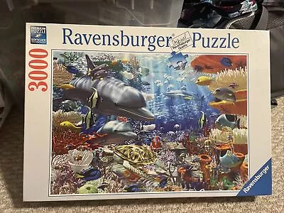 Ravensburger Puzzle 3000 Pieces 2004 Oceanic Wonders 48”x32”  No. 17 027 2 • $7.96